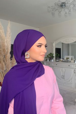 Mousseline crêpe de luxe : gamme VIOLET