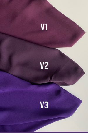 Mousseline crêpe de luxe : gamme VIOLET
