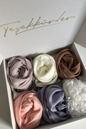 BoxScarf De Luxe (Hijabs Mousseline De Luxe)