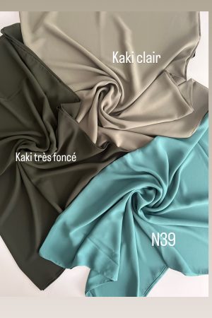 mousseline crêpe de luxe (gamme kaki)