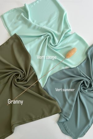 Mousseline crêpe de Luxe (vert summer)
