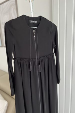 Abaya robe Enfant/Ado (couleur noir)