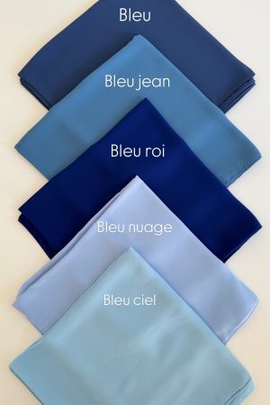 Hijab carré (mousseline de luxe)