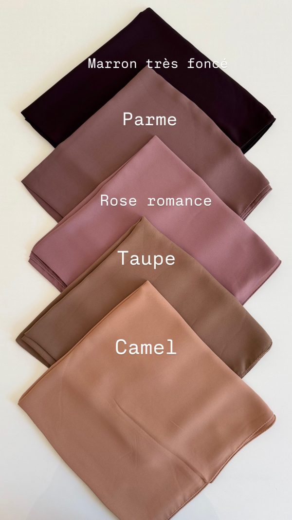 Carré mousseline de luxe (110X110 cm) – Image 2