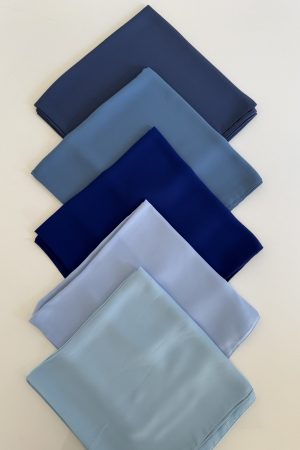 Hijab carré (mousseline de luxe)