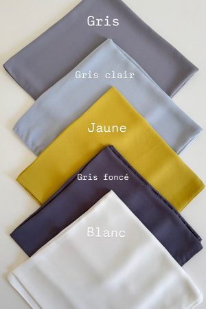 Carré mousseline de luxe (110X110 cm)
