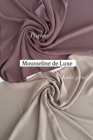 Mousseline crêpe De Luxe (parme)
