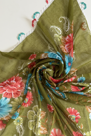 YAZMA OYALI / Foulard carré traditionnel turc